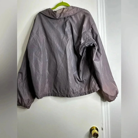 VTG 1980’s  Nike Blue Label Grey pullover windbreaker 1/4 Zip. Embroidered Logo. - Picture 10 of 16